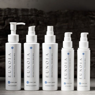 Eunoia Probiotic Ceramide Skincare. Complete 5 Step Skincare Routine.